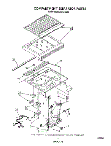 04 - Compartment Separator parts for Whirlpool Refrigerator ET20GKXSW02 from AppliancePartsPros.com