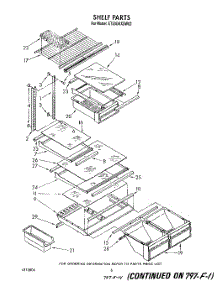 05 - Shelf parts for Whirlpool Refrigerator ET20GKXSW02 from AppliancePartsPros.com