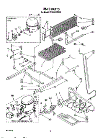 07 - Unit parts for Whirlpool Refrigerator ET20GKXSW02 from AppliancePartsPros.com