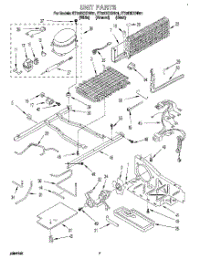 05 - Unit parts for Whirlpool Refrigerator ET22DKXDN01 from AppliancePartsPros.com