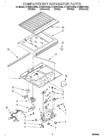 03 - Compartment Separator parts for Whirlpool Refrigerator ET18NKXAN02 from AppliancePartsPros.com