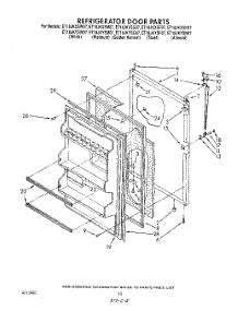 08 - Refrigerator Door , Not Illustrated parts for Whirlpool Refrigerator ET18JKXSW07 from AppliancePartsPros.com