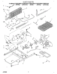 06 - Unit parts for Whirlpool Refrigerator ET18NKXAN03 from AppliancePartsPros.com