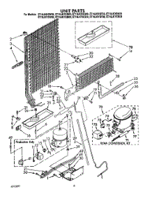 07 - Unit parts for Whirlpool Refrigerator ET18JKXSW09 from AppliancePartsPros.com
