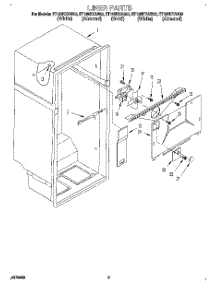 02 - Liner parts for Whirlpool Refrigerator ET18NKXAG03 from AppliancePartsPros.com