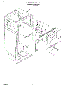02 - Liner parts for Whirlpool Refrigerator ET18NKXAG01 from AppliancePartsPros.com