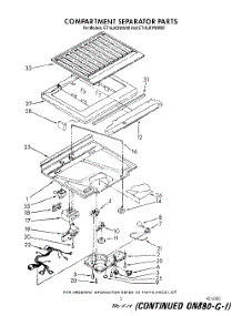 04 - Compartment Separator parts for Whirlpool Refrigerator ET18JKXWW00 from AppliancePartsPros.com
