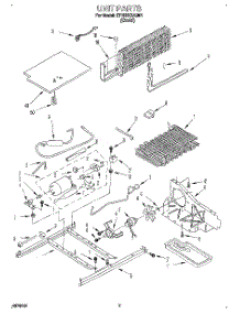 06 - Unit parts for Whirlpool Refrigerator ET18NKXAG01 from AppliancePartsPros.com