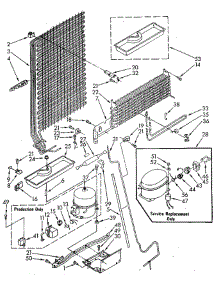 Unit parts for Whirlpool Refrigerator ET18JKXSM07 from AppliancePartsPros.com