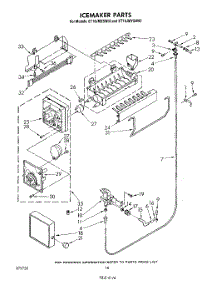 08 - Icemaker parts for Whirlpool Refrigerator ET18JMYSW02 from AppliancePartsPros.com