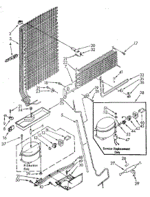Unit parts for Whirlpool Refrigerator ET18NKKWF01 from AppliancePartsPros.com