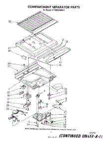 04 - Compartment Separator parts for Whirlpool Refrigerator ET18NKXRWR4 from AppliancePartsPros.com