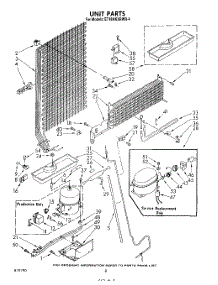 07 - Unit parts for Whirlpool Refrigerator ET18NKXRWR4 from AppliancePartsPros.com