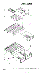 05 - Shelf parts for Whirlpool Refrigerator ET18NKXSW02 from AppliancePartsPros.com