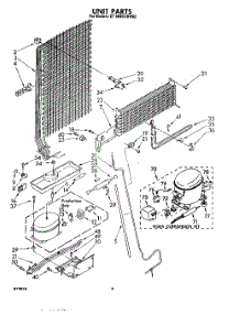 07 - Unit parts for Whirlpool Refrigerator ET18NKXSW02 from AppliancePartsPros.com