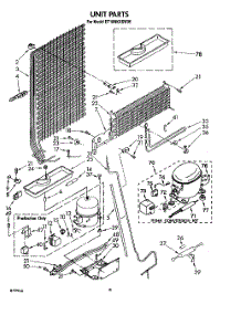 07 - Unit parts for Whirlpool Refrigerator ET18NKXSW05 from AppliancePartsPros.com