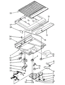 Compartment Separator parts for Whirlpool Refrigerator ET18JKXSG07 from AppliancePartsPros.com