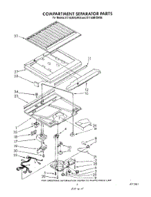 04 - Compartment Separator parts for Whirlpool Refrigerator ET18JMYSM08 from AppliancePartsPros.com
