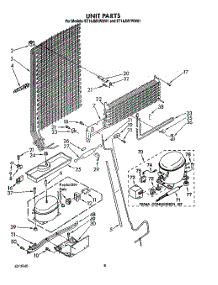 07 - Unit parts for Whirlpool Refrigerator ET18JMYWW01 from AppliancePartsPros.com