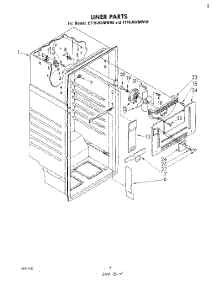 03 - Liner parts for Whirlpool Refrigerator ET18JKXMWR0 from AppliancePartsPros.com