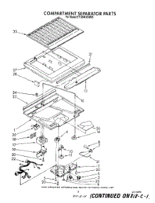 04 - Compartment Separator parts for Whirlpool Refrigerator ET18NKXSW08 from AppliancePartsPros.com