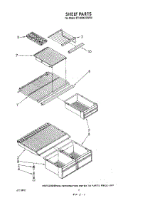 05 - Shelf parts for Whirlpool Refrigerator ET18NKXSW08 from AppliancePartsPros.com