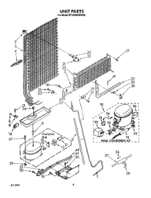07 - Unit parts for Whirlpool Refrigerator ET18NKXSW08 from AppliancePartsPros.com