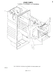 03 - Liner parts for Whirlpool Refrigerator ET18JKXMWRB from AppliancePartsPros.com