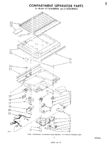 04 - Compartment Separator parts for Whirlpool Refrigerator ET18JKXMWRB from AppliancePartsPros.com