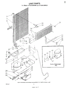 07 - Unit parts for Whirlpool Refrigerator ET18JKXMWRB from AppliancePartsPros.com