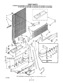 07 - Unit parts for Whirlpool Refrigerator ET18JKYSN07 from AppliancePartsPros.com