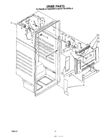 03 - Liner parts for Whirlpool Refrigerator ET18JKXRWL0 from AppliancePartsPros.com
