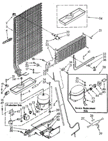 Unit parts for Whirlpool Refrigerator ET18NKXSN05 from AppliancePartsPros.com