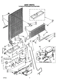 07 - Unit parts for Whirlpool Refrigerator ET18JKYSG05 from AppliancePartsPros.com