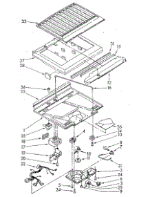 Compartment Separator parts for Whirlpool Refrigerator ET18JKYSG02 from AppliancePartsPros.com