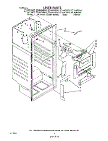 03 - Liner parts for Whirlpool Refrigerator ET18JKYSG07 from AppliancePartsPros.com