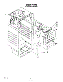 03 - Liner parts for Whirlpool Refrigerator ET18NKXRWR1 from AppliancePartsPros.com