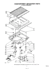 04 - Compartment Separator parts for Whirlpool Refrigerator ET18NKXRWR2 from AppliancePartsPros.com