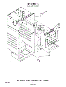 03 - Liner parts for Whirlpool Refrigerator ET18NKXSW07 from AppliancePartsPros.com