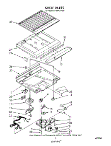 04 - Shelf parts for Whirlpool Refrigerator ET18NKXSW07 from AppliancePartsPros.com