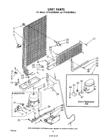 07 - Unit parts for Whirlpool Refrigerator ET18JKXMWRA from AppliancePartsPros.com
