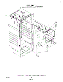 03 - Liner parts for Whirlpool Refrigerator ET18JKXMWR1 from AppliancePartsPros.com