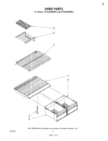 05 - Shelf parts for Whirlpool Refrigerator ET18JKXMWR1 from AppliancePartsPros.com