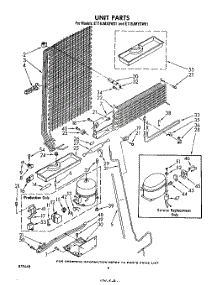 07 - Unit parts for Whirlpool Refrigerator ET18JMYSW01 from AppliancePartsPros.com