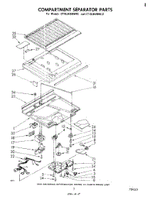 04 - Compartment Separator parts for Whirlpool Refrigerator ET18JKXMWR2 from AppliancePartsPros.com