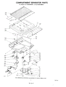 04 - Compartment Separator parts for Whirlpool Refrigerator ET18JKXMWR7 from AppliancePartsPros.com
