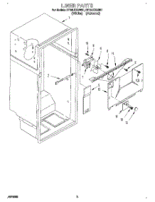 02 - Liner parts for Whirlpool Refrigerator ET18LKXAW01 from AppliancePartsPros.com