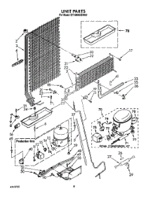 07 - Unit parts for Whirlpool Refrigerator ET18NKXSW09 from AppliancePartsPros.com