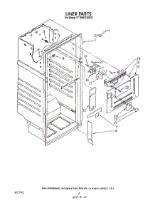 03 - Liner parts for Whirlpool Refrigerator ET18NKXWF01 from AppliancePartsPros.com