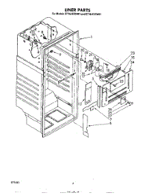 03 - Liner parts for Whirlpool Refrigerator ET18JKYSW01 from AppliancePartsPros.com